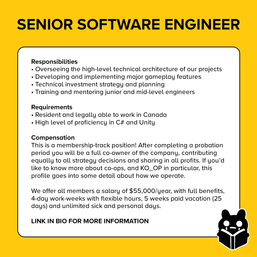 KOOPMode's tweet photo. Some details on the positions we're hiring for at KO_OP! For more information and how to apply, check out our postings here: https://t.co/LTe2GKwjFi https://t.co/T9D2DjBQ9g