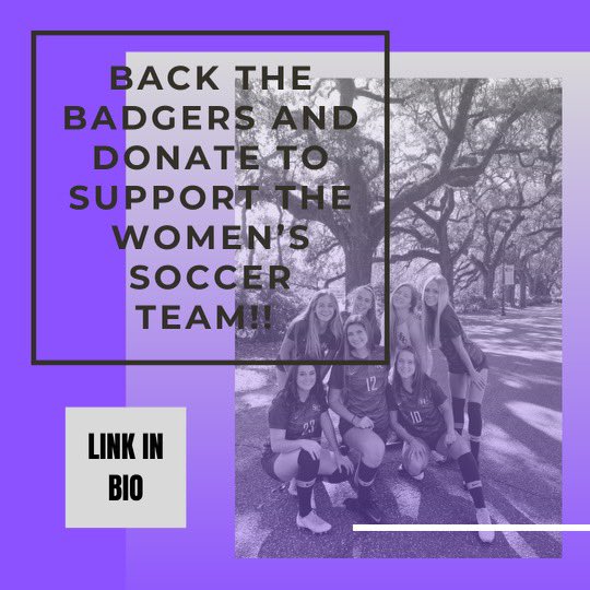 Badger_Soccer's tweet photo. We would love your support!! No amount is too small. We appreciate you!! https://t.co/Ivx8lGlOSj