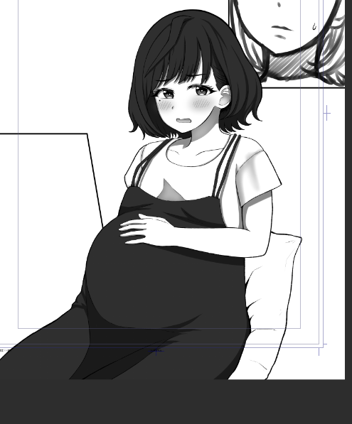 商業誌のヒロインです。 