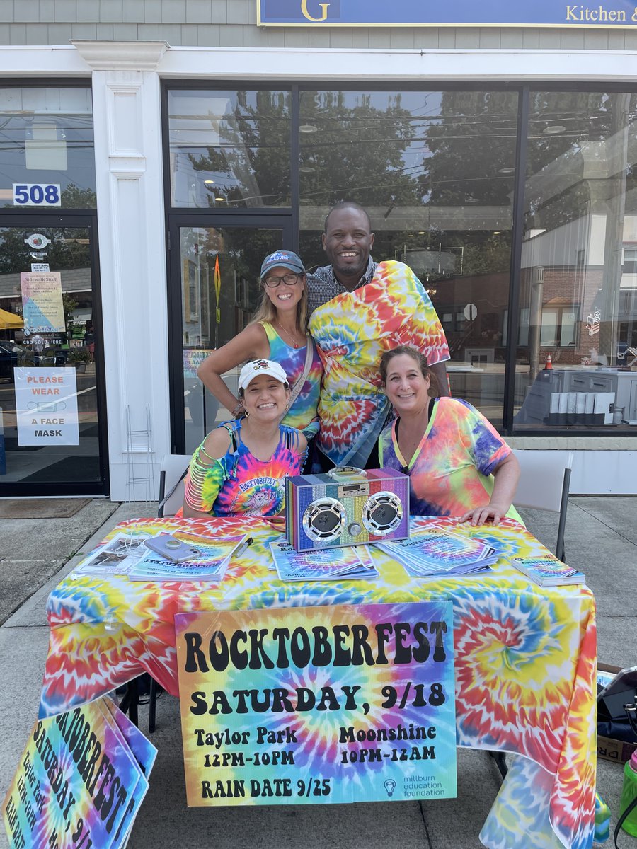 T-minus 5 days until Rocktoberfest! 

After all the tragic flooding, we are so grateful for the incredible community solidarity in the efforts to help our neighbors recover. 

We are also grateful to have this bright day ahead, on September 18th in Taylor Park! #MillburnStrong