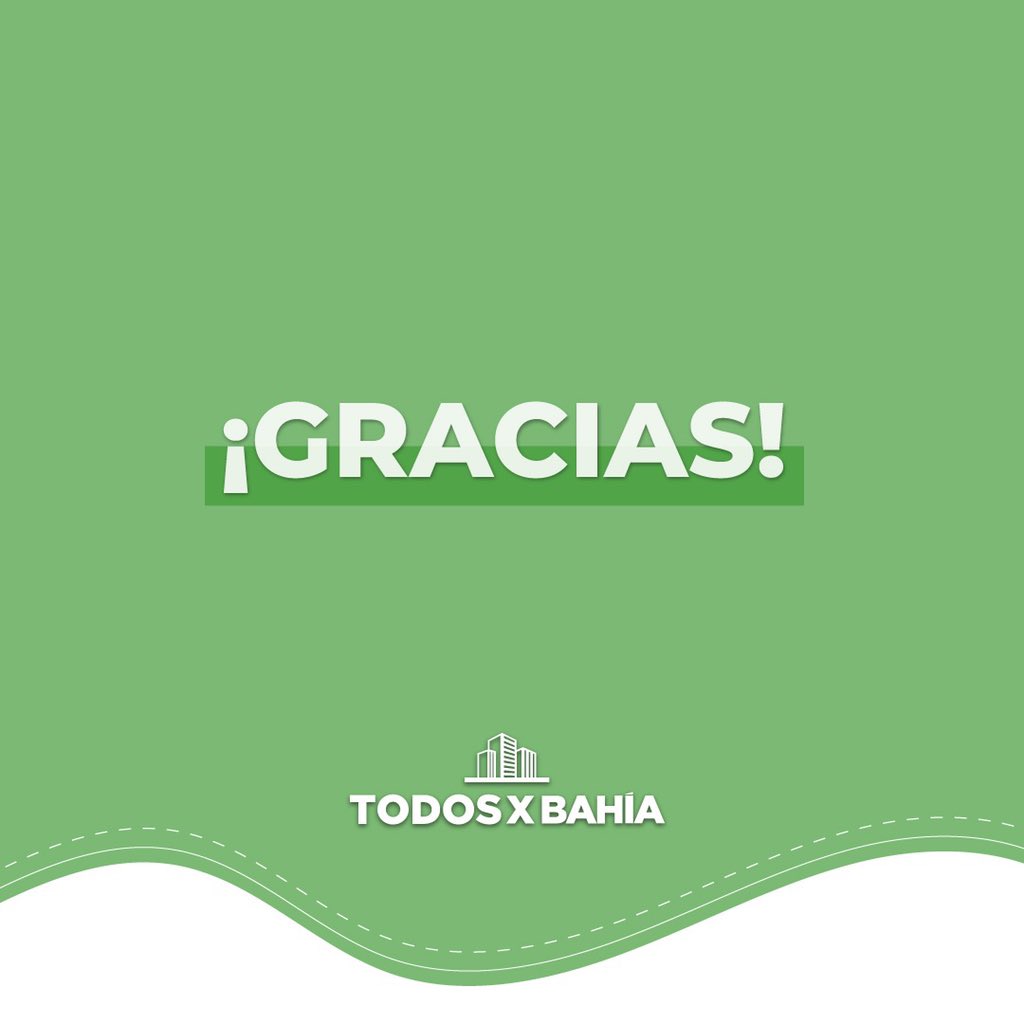 No me quedan más que palabras de agradecimientos a quienes confiaron en el equipo de Todos x Bahía con su voto. Superamos el piso de las PASO y seguimos como fuerza vecinal en noviembre. 💪🏼✅