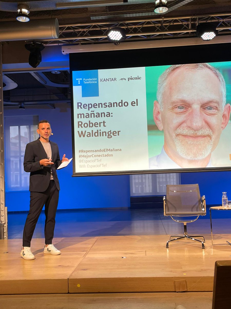 No te pierdas el evento de  #RepensandoElMañana con <a href="/robertwaldinger/">Robert Waldinger</a> y Rafael Fernández de Alarcón🤩

Nuestro CEO <a href="/aalloza/">Ángel Alloza</a>  y <a href="/Saidangarcia/">Saidashan</a> están disfrutando de este maravilloso evento en <a href="/Telefonica/">Telefónica</a> 👍👏

Metete 👉 bit.ly/3EfP75q

#RepensandoElMañana  #MejorConectados