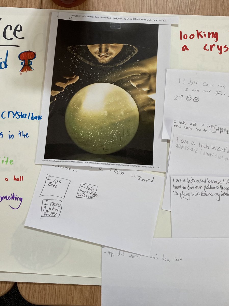 sanndavis's tweet image. First elective today, What do you notice and wonder?  What makes you a tech wizard? #techwizards @underwoodgtm @wcpssdll  #WonderWake