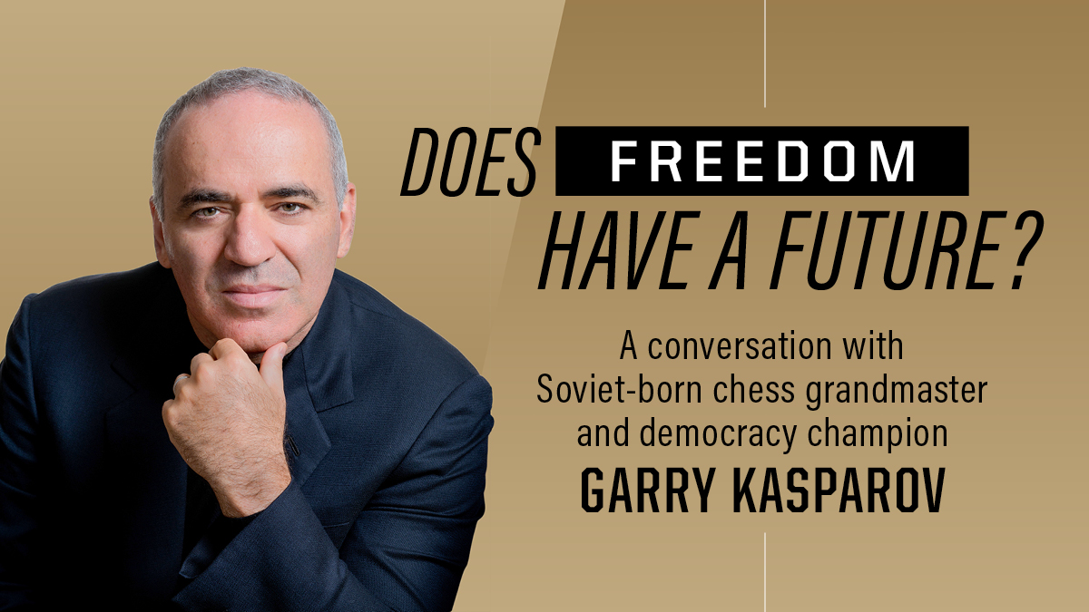 Garry Kasparov (@Kasparov63), chess grandmaster and founder of @Renew_Democracy, joins #Purdue President Mitch Daniels on Tues., Sep. 14 at 6:30 p.m. This Presidential Lecture Series event is FREE, hosted at Loeb Playhouse and broadcast online. purdue.university/3s5vcPL