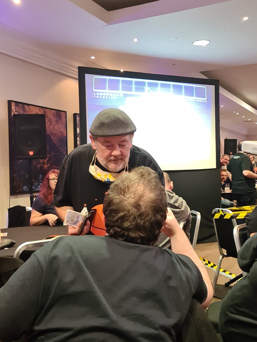 Thank you <a href="/JohnnyVegasReal/">Johnny Vegas</a> for giving us <a href="/RedDwarfHQ/">Red Dwarf</a> fans a much needed laugh last weekend. Thank you also to <a href="/TORDFC/">The Official Red Dwarf Fan Club</a> and <a href="/TORDFC_DJ/">Dimension Jump</a> for an amazing weekend. We will be back. #RedDwarf