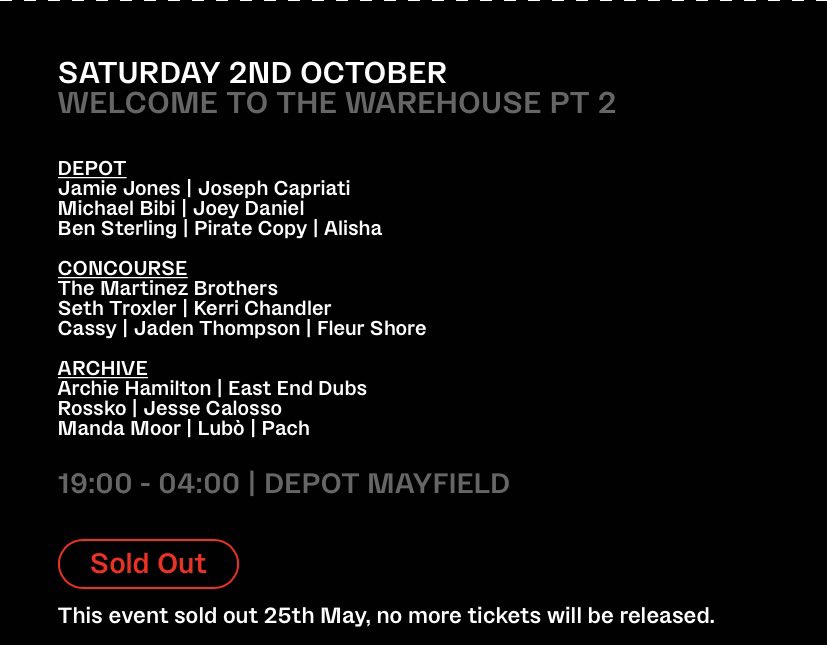Selling 2x Tickets for this, message for info🎟🎟
