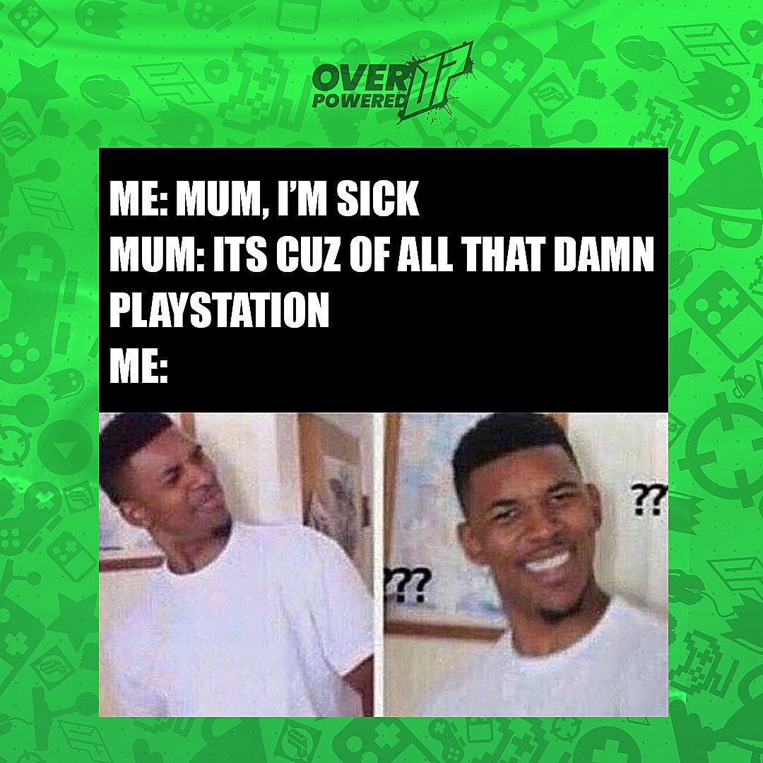 Overpowered (@overpoweredeu) on Twitter photo #mememonday 
Zocken trägt ganz klar zu einer Verbesserung der menschlichen Gesundheit bei ☝🏻
Oder was würdet ihr sagen?🤔
#memes #monday #overpowered #teamoverpowered #standoutfromthecrowd #mememonday 
Zocken trägt ganz klar zu einer Verbesserung der menschlichen Gesundheit bei ☝🏻
Oder was würdet ihr sagen?🤔
#memes #monday #overpowered #teamoverpowered #standoutfromthecrowd