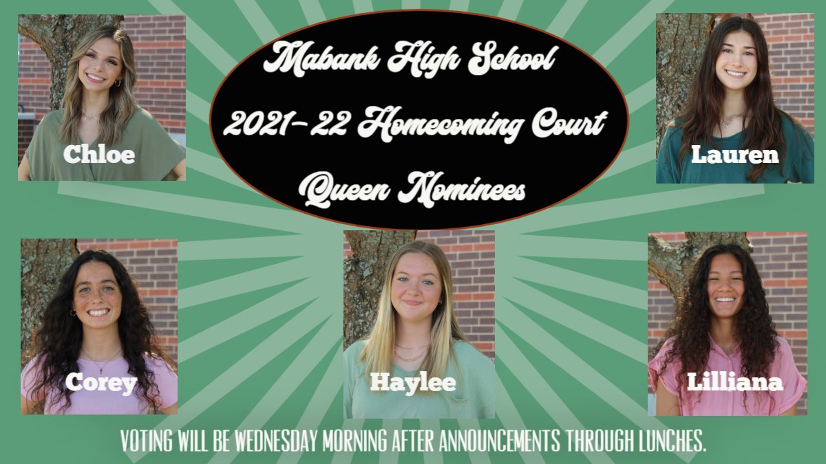 Voting will take place Wednesday after announcements through lunches.