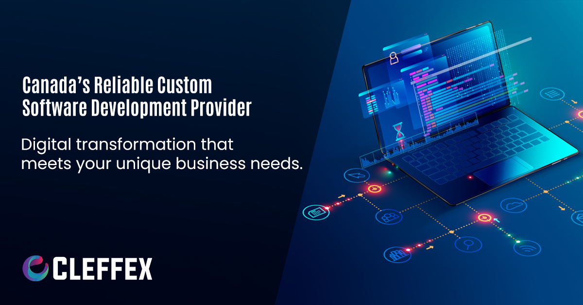 CleffexDigital's tweet image. Our agile #customsoftwaredevelopmentsolutions will tailor you the perfect business suit for your digital market boom. Visit our portfolio: cleffex.com
#customsoftware #customsoftwaredevelopment #softwaredevelopmentCanada #softwaredevelopers #Canada #Cleffex