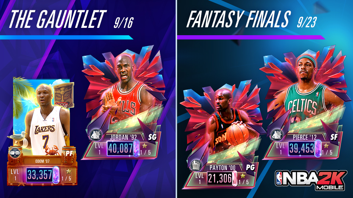 NBA2K Mobile - Events for Trash Talkers theme 🔥 Odom is a bonus reward in  Gauntlet for players with at least 22K PWR. Will be in the 4th progression  milestone alongside the