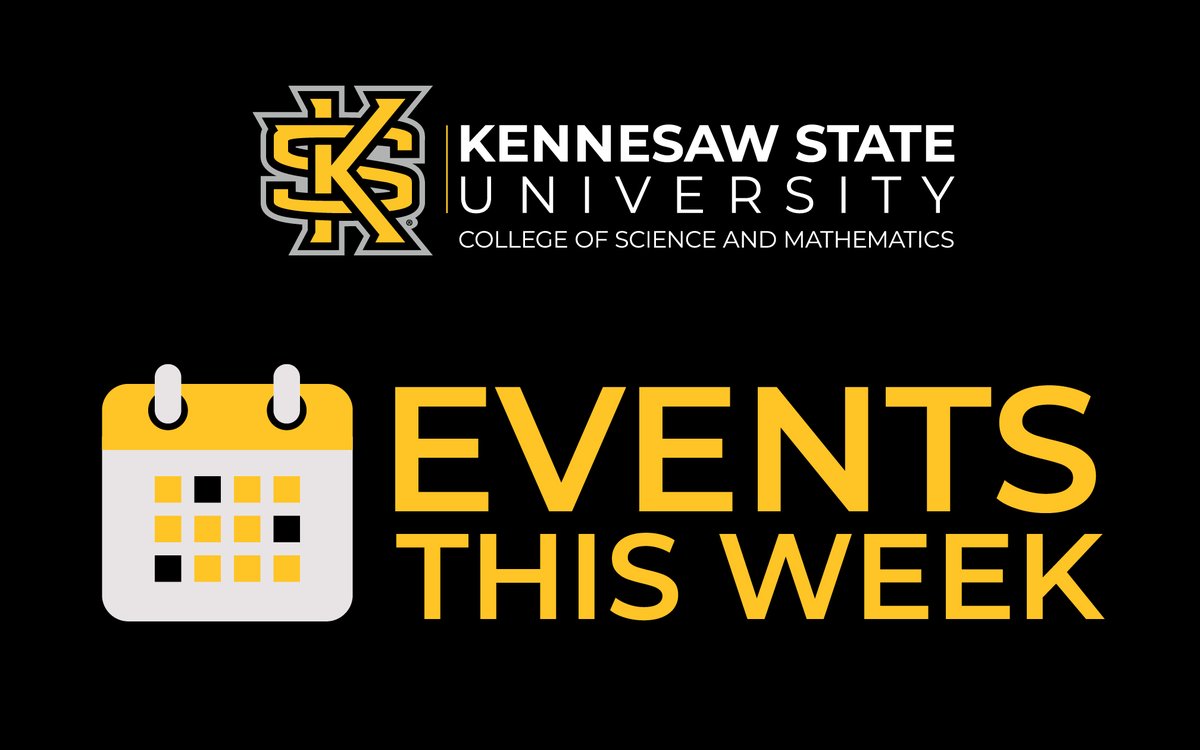 KSUCSM's tweet photo. Check out the events happening this week in the College!

📅 https://t.co/bc2WFoWNXK https://t.co/oFb0UNFNfa