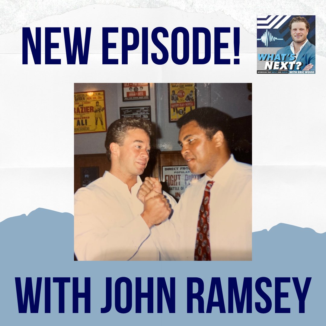 Eric Wood (@ewood70) on Twitter photo New Episode! <a href="/JohnRamseyUofL/">John Ramsey</a> on <a href="/MuhammadAli/">Muhammad Ali</a>.
John is a Louisville media personality & a close friend of Muhammad Ali. A meeting in a locker room to a lifelong friendship, he was lucky enough to learn many lessons from The People's Champion. Listen now: loom.ly/T5uUrR8 New Episode! <a href="/JohnRamseyUofL/">John Ramsey</a> on <a href="/MuhammadAli/">Muhammad Ali</a>.
John is a Louisville media personality & a close friend of Muhammad Ali. A meeting in a locker room to a lifelong friendship, he was lucky enough to learn many lessons from The People's Champion. Listen now: loom.ly/T5uUrR8