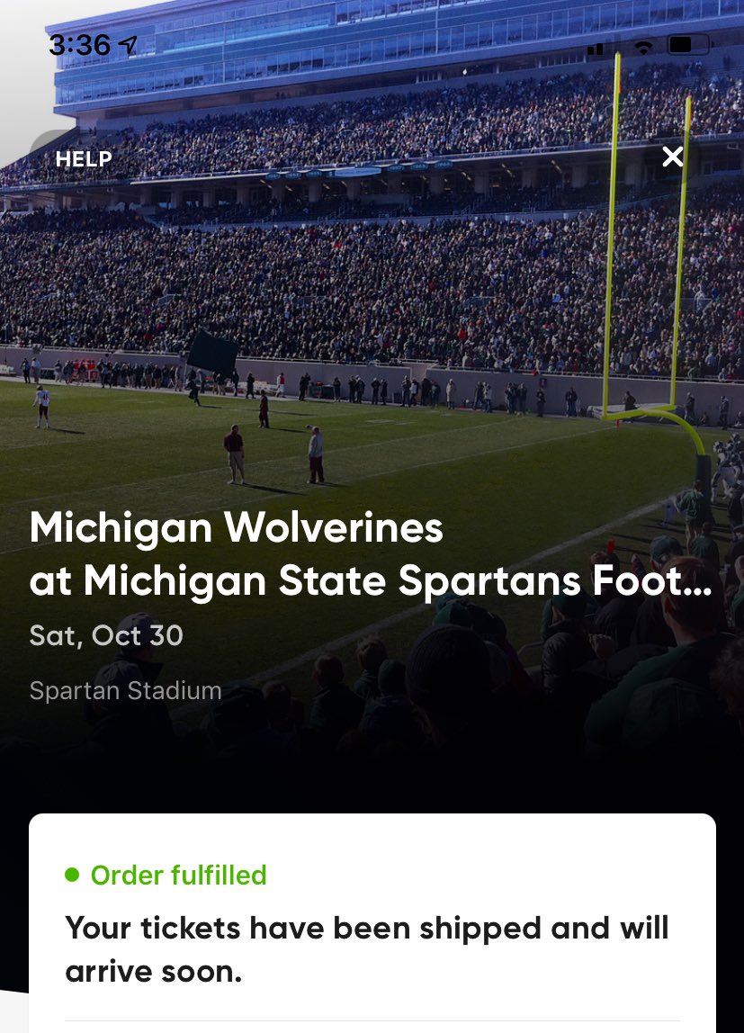 DiamondZayden's tweet photo. @PapaMeagzz Goin to the Michigan Vs Michigan State game and i used your code ♥️🥰 Luv u 🥵 https://t.co/rWNnJrsxdj