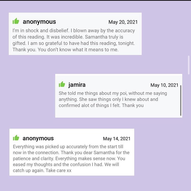 psychic_samS's tweet photo. Reviews and testimonials! #tarotcards #angelnumbers #1111 #business #advertising #LoveIsInTheAir #RelationshipGoals #lifecoach #affirmation #astrology #Horoscope #health #CashAppFriday #blog #crystalhealing #psychicreadings #selflove #beauty #lovespells #lovereading #Chakras #BLM https://t.co/dtVukzSSwE