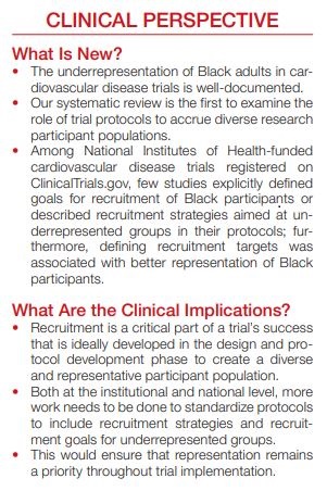 JAHA (@jaha_aha) on Twitter photo Welcome to JAHA’s Twitter Journal Club! Tonight we will be discussing the article “Recruitment of Black Adults into Cardiovascular Disease Trials” with authors <a href="/AnaghaP19/">Anagha Prasanna</a> <a href="/bunmiogungbe09/">Bunmi Ogungbe</a> and <a href="/spjuraschek/">Stephen Juraschek MD, PhD, FAHA, AHSCP-CHS</a> #JAHAJC #AHAJournals Welcome to JAHA’s Twitter Journal Club! Tonight we will be discussing the article “Recruitment of Black Adults into Cardiovascular Disease Trials” with authors <a href="/AnaghaP19/">Anagha Prasanna</a> <a href="/bunmiogungbe09/">Bunmi Ogungbe</a> and <a href="/spjuraschek/">Stephen Juraschek MD, PhD, FAHA, AHSCP-CHS</a> #JAHAJC #AHAJournals