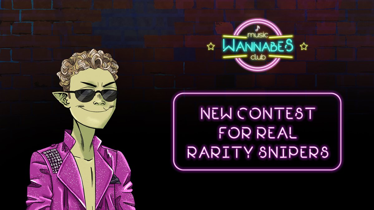 🎯 RARITY SNIPER CONTEST 🎯

Check your Wannabe's rarity score and and get a chance to win another one!

Go to our Discord to join: discord.com/invite/w6hJgMT…