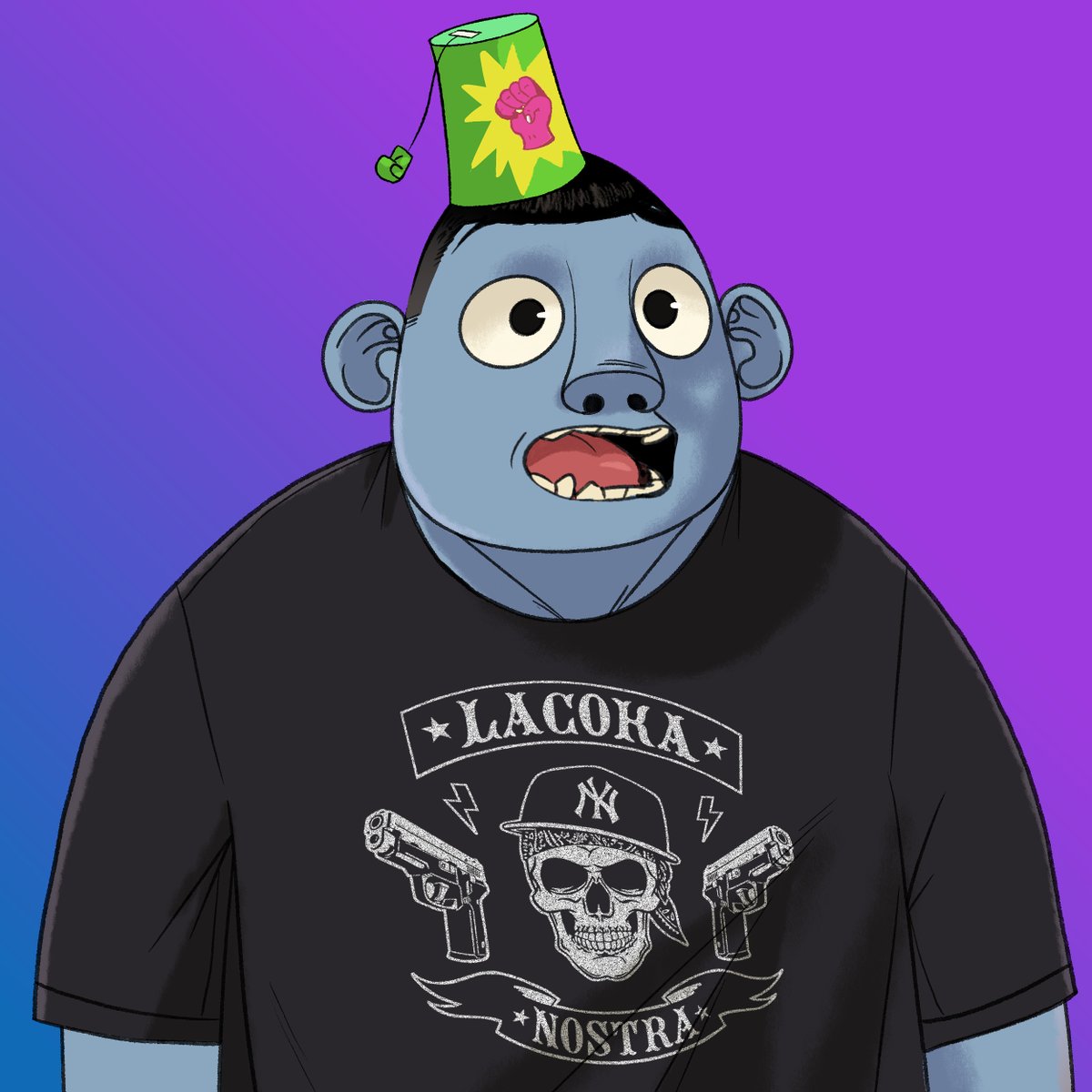 You definitely should know this print on a T-shirt! <a href="/ILLB1LL/">ILL BILL</a> is underground rapper, whom the whole WBMC team loves so much! Ill Bill is known for his political lyrics, he inspires us to be creative and free!

opensea.io/assets/0x40249…
