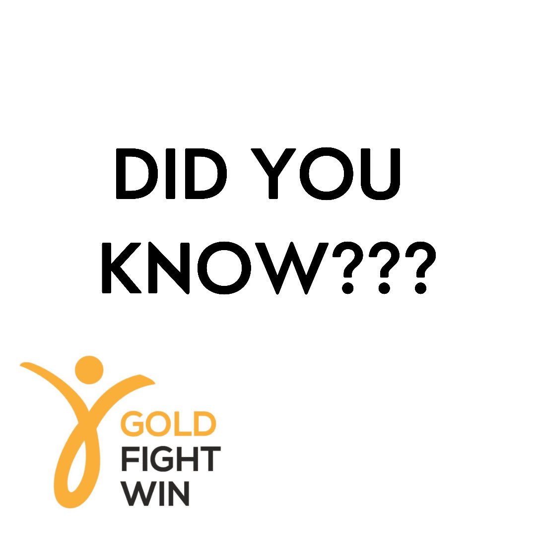 Did you know…more than 95% of childhood cancer survivors will have a significant health-related issue by the time they are 45 years of age. These health-related issues are side-effects of either cancer or more commonly, the result of its treatment. 🎗#childhoodcancerawareness