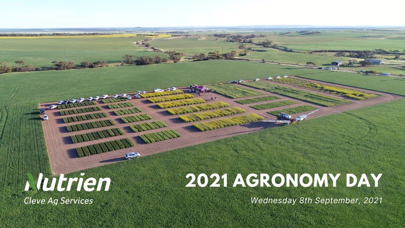 Big thanks to everyone that came last week to the Nutrien Cleve Field day. Had great support from both growers and suppliers! Will keep you posted with harvest and the trial results 🌾🌿
