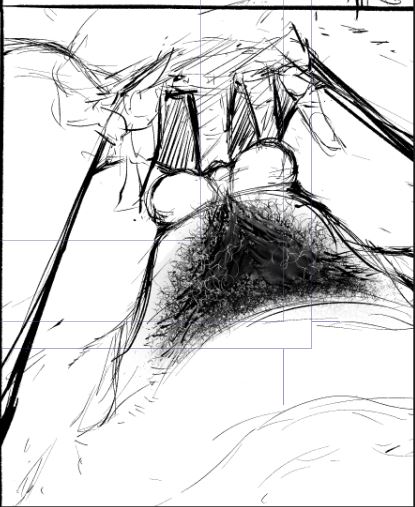 人生で初めて描くマン毛、とりあえず試しにやってみるも苦戦しないわけがなく気づいたら1時間飛んだ。まじでわからん。マン毛マイスター力を貸してくれ😱 