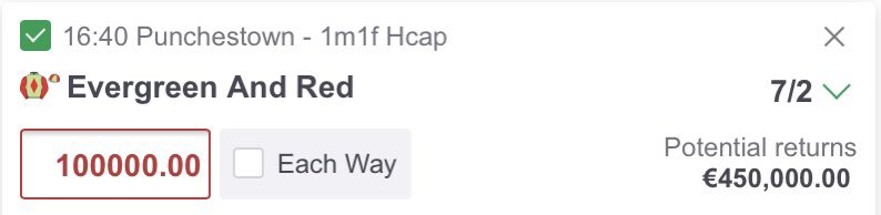 FinnDogTips's tweet image. NAP

I was expecting at least 7/1 tbh. 
10 horses under 12/1, there’s a lot that can win it. 

It won’t be a Nana Patsy 18 length win, he’ll be winning by a neck max.

I’ve had a small bet of 100k.