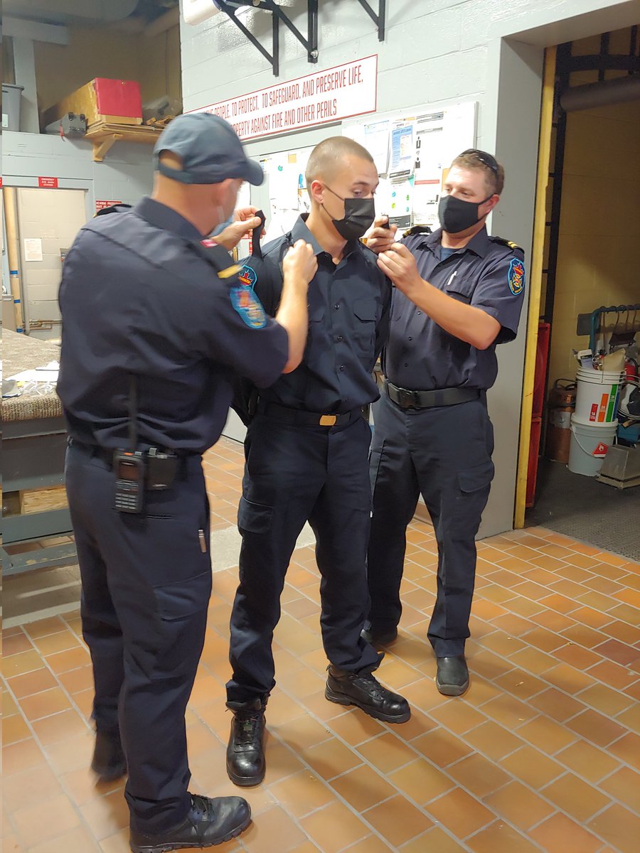 AndrewBBaird's tweet photo. LFD @LeamingtonFire1 would like to congratulate FF Horne for his promotion from probationary firefighter. https://t.co/3EYoSuyuLl