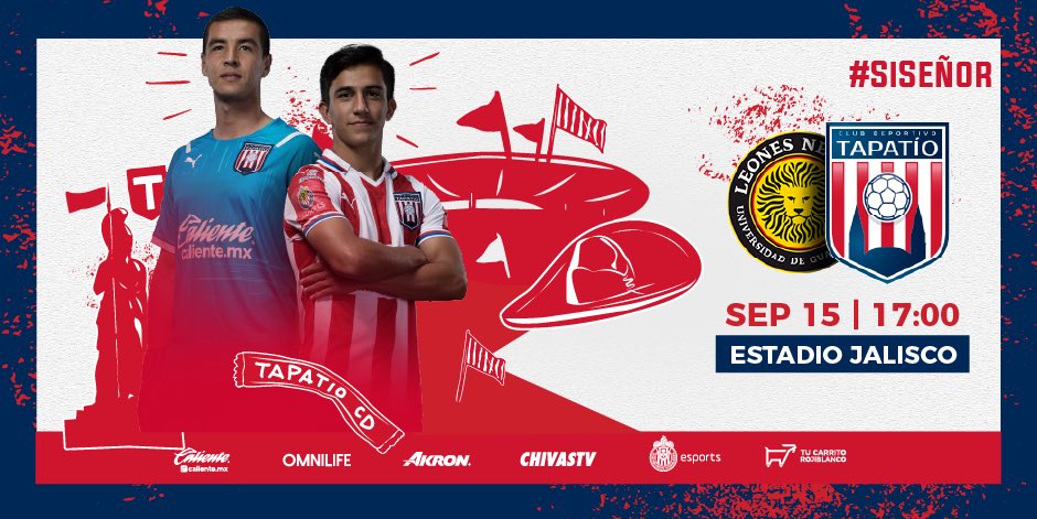 TapatioCD's tweet photo. Este miércoles regresamos al 🏟 Jalisco 🔴⚪️

Por los 4 puntos, Tapatíos 👊

#SíSeñor 🎻🎺 https://t.co/IFVluYc3uW