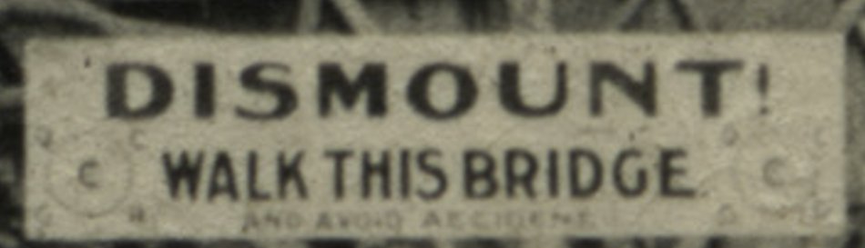 seabikeblog's tweet photo. Does anyone recognize these "c" symbols? It was on a sign near the old Good Roads Lunch Room in Interlaken Park circa 1900. Photo from the Gordon MacDougall album. https://t.co/hX9TkzDqu4