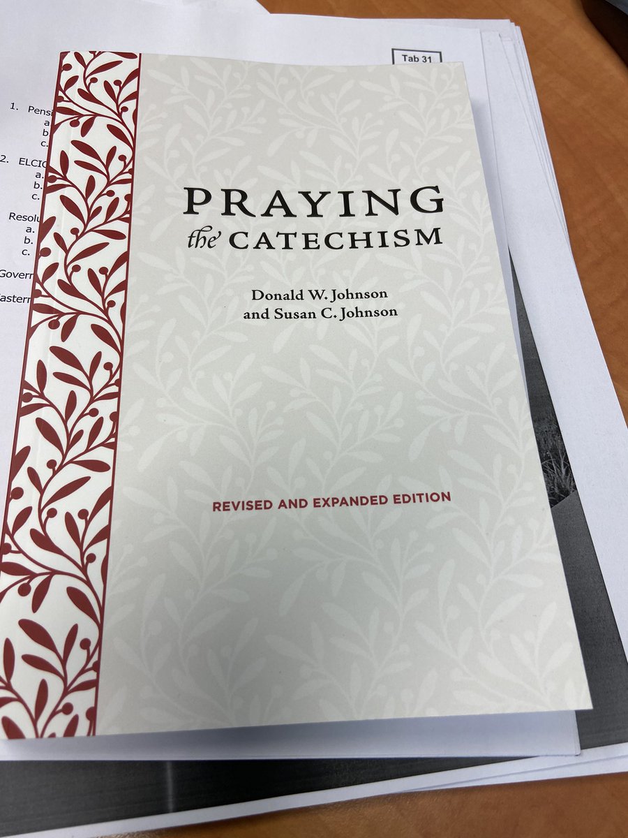 So excited to see the new and expanded edition of Praying the Catechism! It was an honour to work with my dad’s original text. Available soon at parasource.com/praying-the-ca… Published by <a href="/Augsburgfortres/">Augsburg Fortress</a> Proceeds to <a href="/ELCICinfo/">ELCIC</a> for spiritual renewal work!
