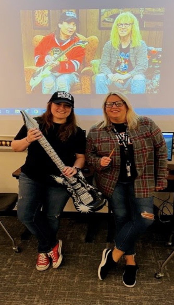 MrsAndrews_RAIL's tweet photo. Party on, Wolverine Academy! 

We’re cheering on our EXCELLENT students @WakelandHS during this Homecoming Week with one completion already in the books! 🎸🥁

@friscoisd @marcy_bergman 
#WHS360 #FISDWeAreOne https://t.co/uNyWoaRQGQ