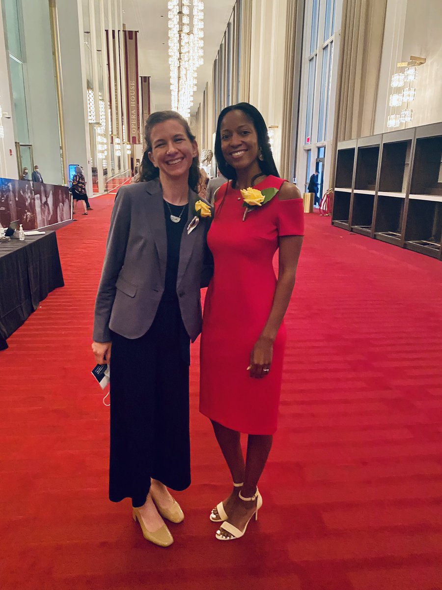 APTAofNC's tweet photo. @DeidraDPT and @BeatyAmanda, our 2020 and 2021 Emerging Leader recipients, were honored this weekend at the Kennedy Center in Washington DC. #APTA100 https://t.co/AdVufL76cd