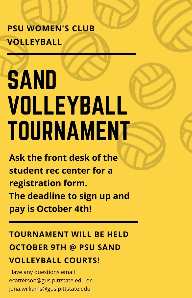 PSUClubVball's tweet photo. Go start signing up tomorrow at the SRC! #sandvb #gorillasclubvolleyball https://t.co/npaks1bqr4