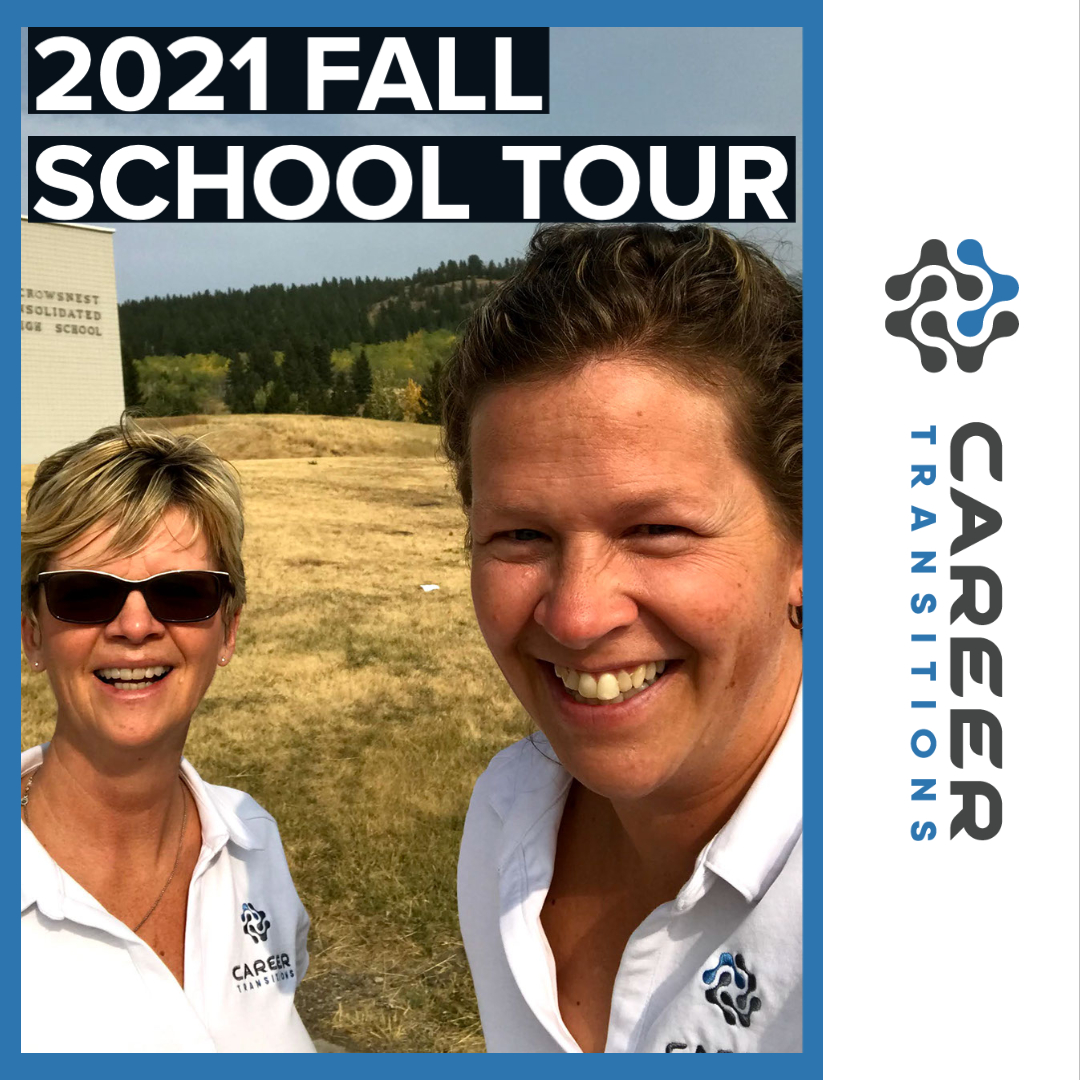 CareerTranYQL's tweet photo. Judy and Tara will be starting their Fall 2021 School Tour next week on the 21st! Stay tuned on our social media to follow Judy and Tara around Southern Alberta.
#careerexplorationdays #takeyournextstep #explore #futureready #careerdevelopment #lethbridge #alberta #yql https://t.co/R5gW0bDAFX