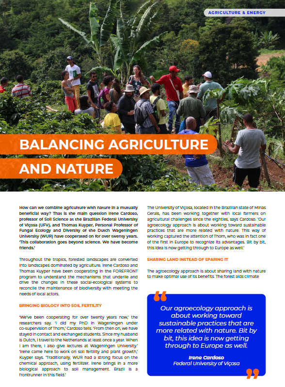 NLinnovBRA's tweet photo. Highlight #NLBRshowcasesSTI: NL-BR agriculture cooperation for "Balancing agriculture and nature" in a mutually beneficial way. https://t.co/ZUuV0cVgeZ #INREF #ForefrontProgam @ufvbr @WUR @HulsmanRia @WillemienAsselt @IAnetwerk @fapemig @johan_mols @AgriBrazilie @NLinBrasil https://t.co/vdfYka1PR7