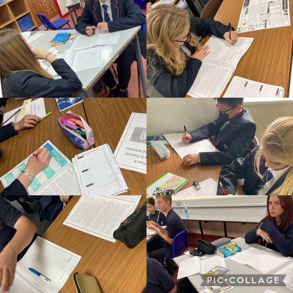 Students in Y7 - Y9 starting our new literacy program. #500words <a href="/BBCRadio2/">BBC Radio 2</a> #readingforpleasure