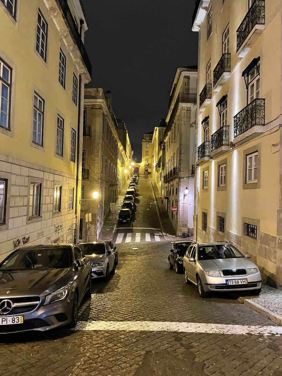 adamtranter's tweet photo. Twitter, show me a photograph of a beautiful place you’ve visited which was spoiled by parked cars.

I’ll start. 📸 Lisbon https://t.co/QjS5GXdywH