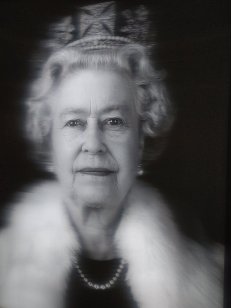 brobirn's tweet photo. Also saw Her Maj, her eyes literally follow you around the room #alwayswatchingalwaysjudging https://t.co/xBobydRuzU