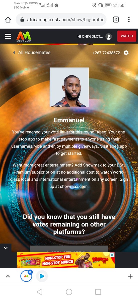 MarangTabole's tweet photo. Still on it #BBNaija
#SaveEmmanuel https://t.co/1GT4RJ0pC3