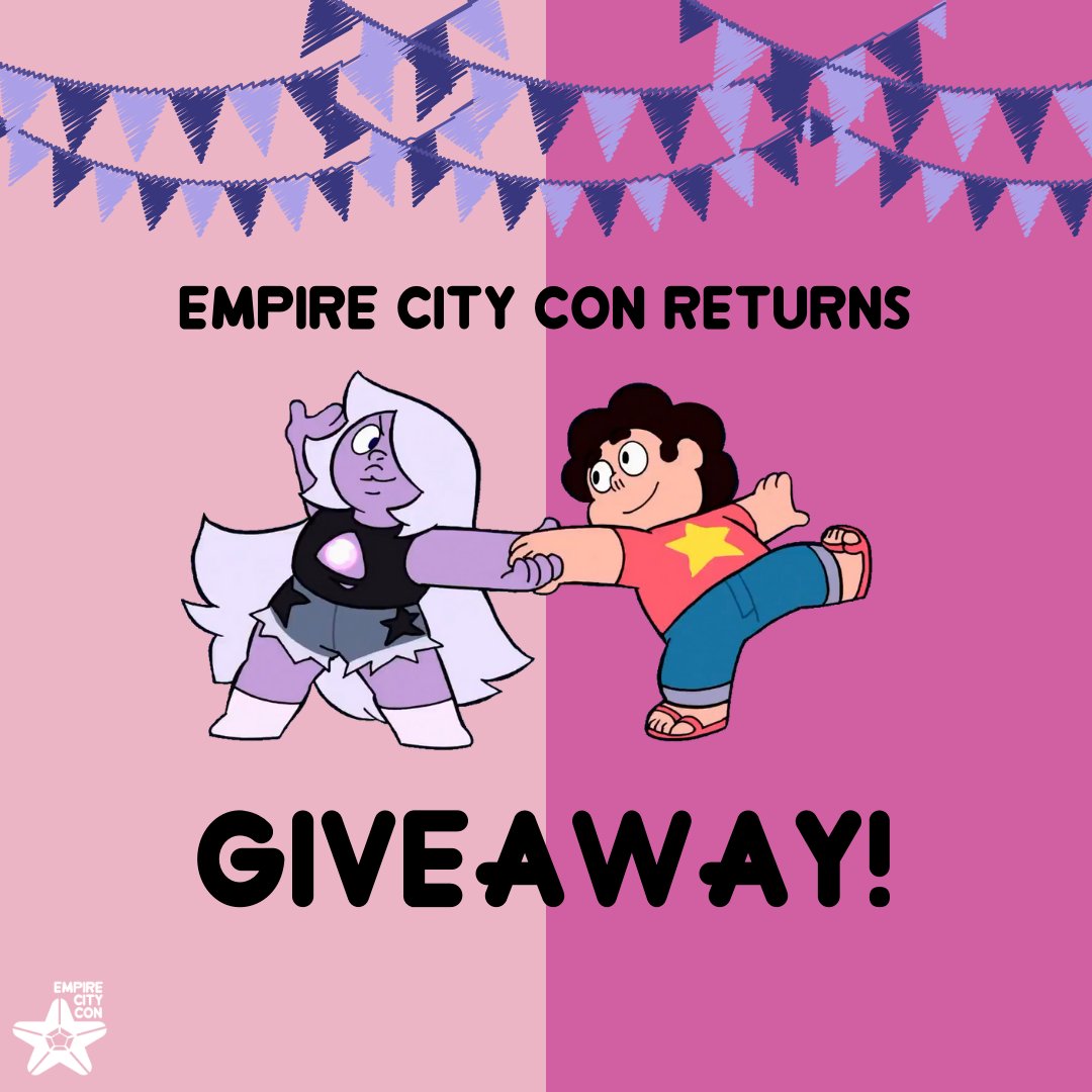EmpireCityCon's tweet photo. 🚨ATTENTION #EmpireCityCon followers!🚨In celebration of our return to an in-person #StevenCon, we’re hosting a GIVEAWAY on our Instagram!
If you’d like a chance to win ⭐️TWO ALL WEEKEND ACCESS PASSES and TWO SHIRTS⭐️— See our latest instagram post https://t.co/7hbsPa2plk https://t.co/FTD7sOyvgu