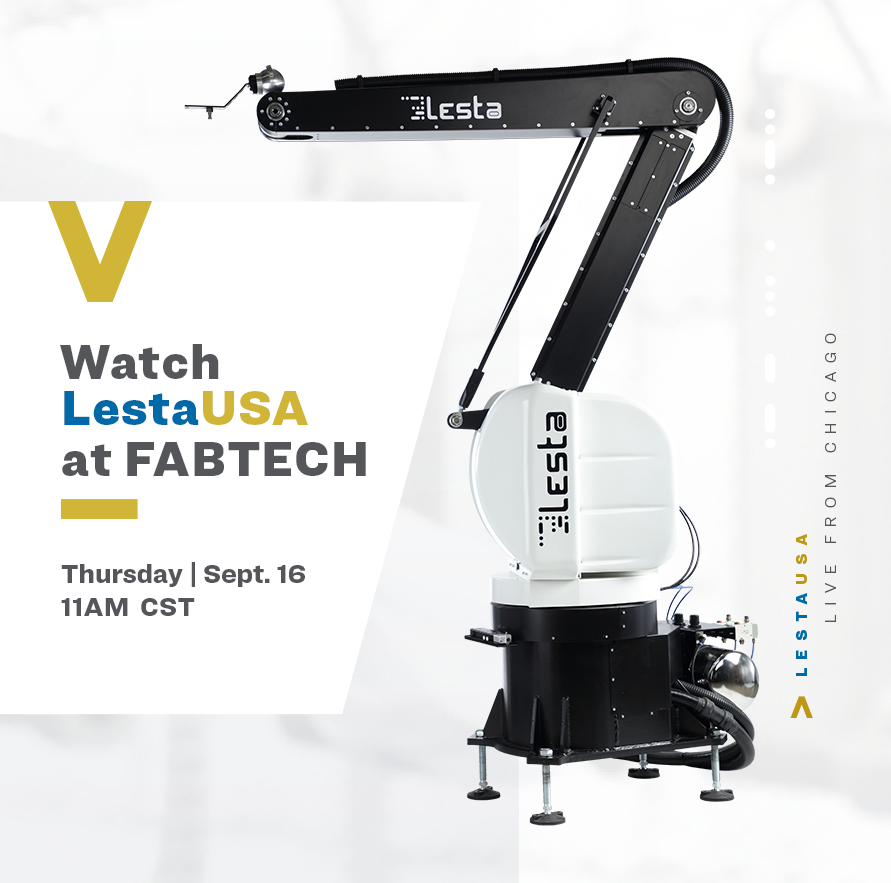 lesta_usa's tweet photo. Not joining us at FABTECH? We've got you covered! Derek DeGeest will be live from FABTECH on Thursday, Sept 16 at 11am CST. Check it out to see what's happening at the LestaUSA booth. https://t.co/cMiYybAbjE
@FabtechExpo @DeGeestCorp #FABTECH2021 https://t.co/xtN746gpLo