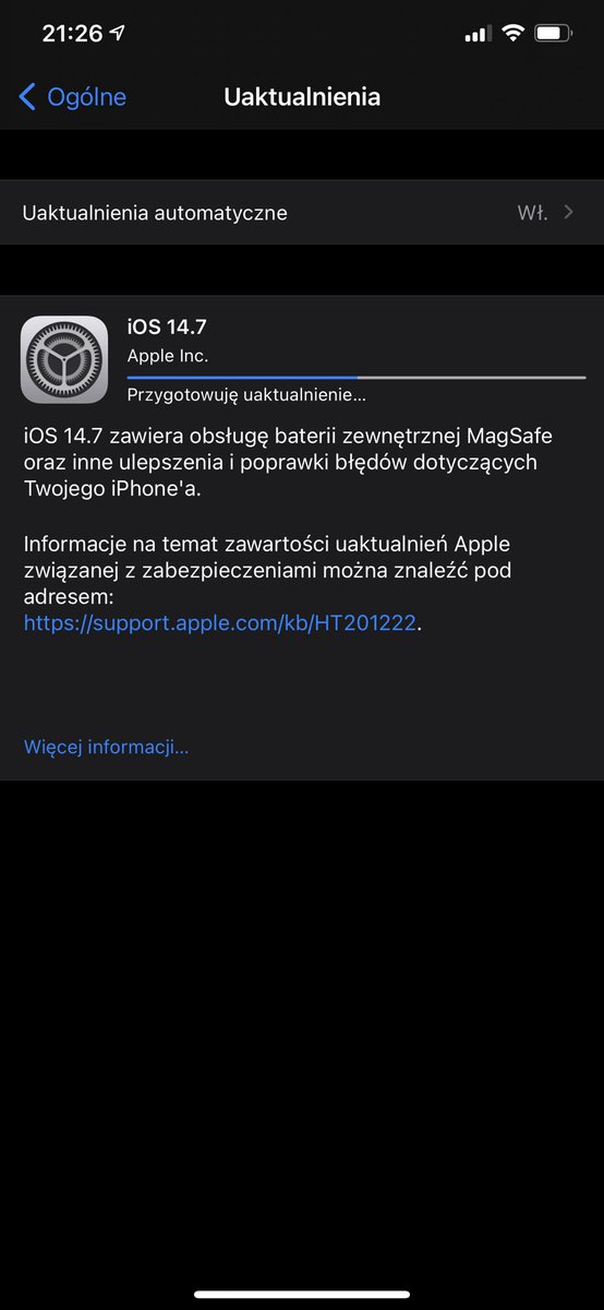 dominiklada's tweet image. Pojawiły się nowe systemy - #iOS14.8 #iPadOS14.8 #watchOS7.6.2 oraz #macOS11.6 - co najważniejsze podobno łatają dziurę umożliwiającą…instalację #Pegasus od NSO Group🤷‍♂️😎

Zauważyliście, że zmieniła się ikona w instalatorze? Już nie ma „trybików”😔