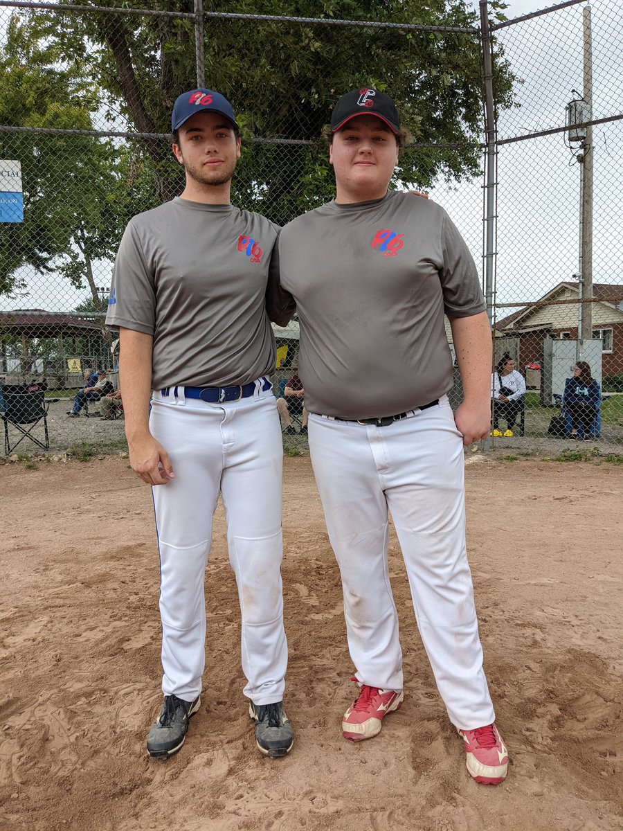 foster_rlfoster's tweet photo. Couldn't be more proud of my boys, Tie and Trent, as they both played for the Regency this weekend in the Niagara Falls Men's Fastpitch Tournament. Tie hit in the winning run while Trent pitched final four innings, including an overtime inning, for the "B" Championship. https://t.co/wNtFnSAHRd