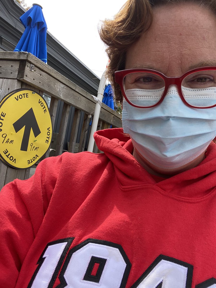 Today I voted in the last day of the Advanced Polls - Open til 9pm! #DufferinCaledon #RootedInCommunity