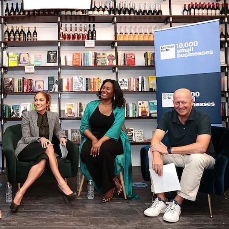 'We're not asking for a seat at the table, We're the CEOs at the table'- @JLo came back to the block to kick off #LatinxHeritageMonth with a wepa at #thelitbar. Honored to partner @GoldmanSach on this event shining light & resources on Latina entrepreneurs through #10ksmallbiz