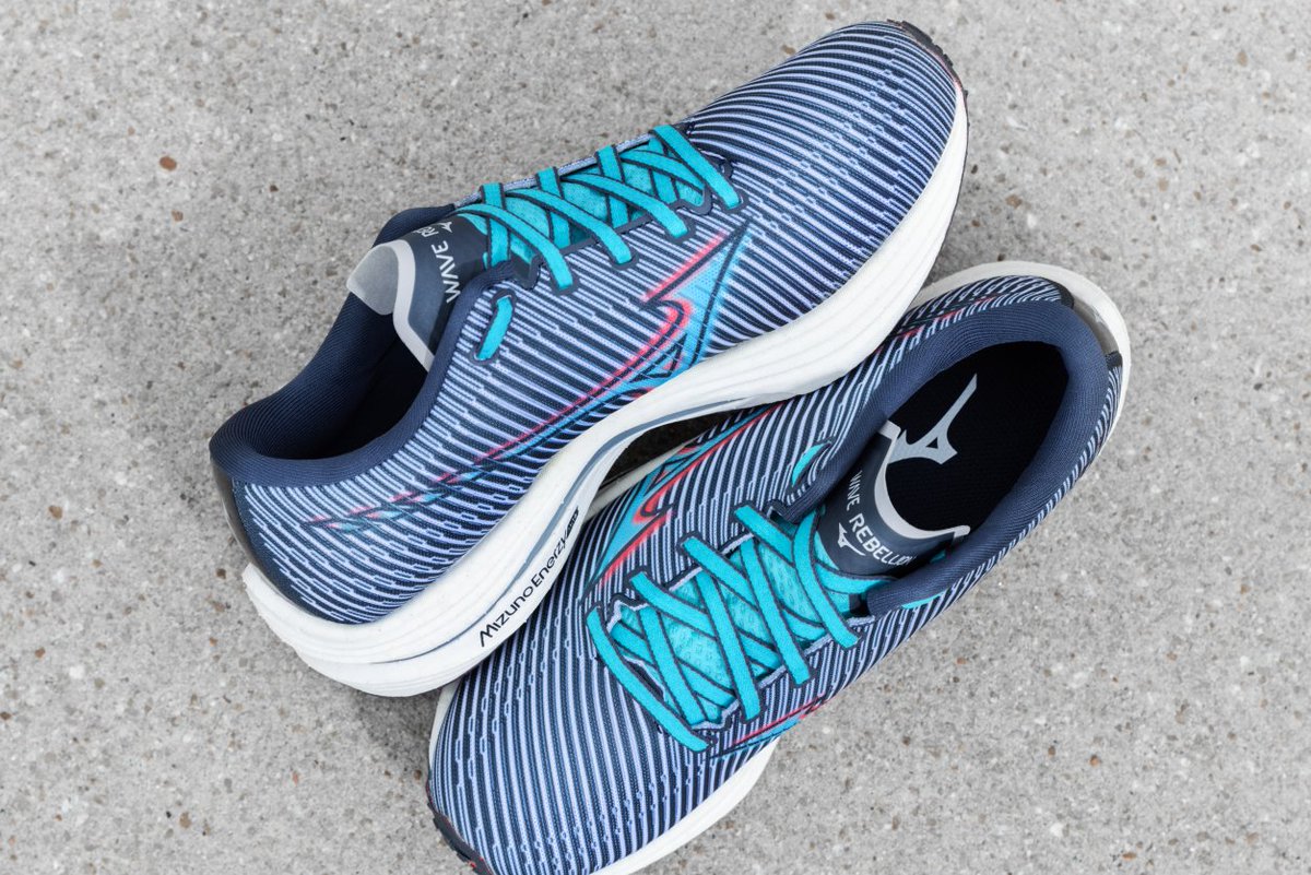TheRunningPlace's tweet image. Designed for ultimate propulsion, the Wave Rebellion uses MIZUNO ENERZY Lite with a full length Glass-Fibre Reinforced Wave Plate for a unique snappy ride no matter the pace. Stop in today at The Running Place to experience the unparalleled traction.