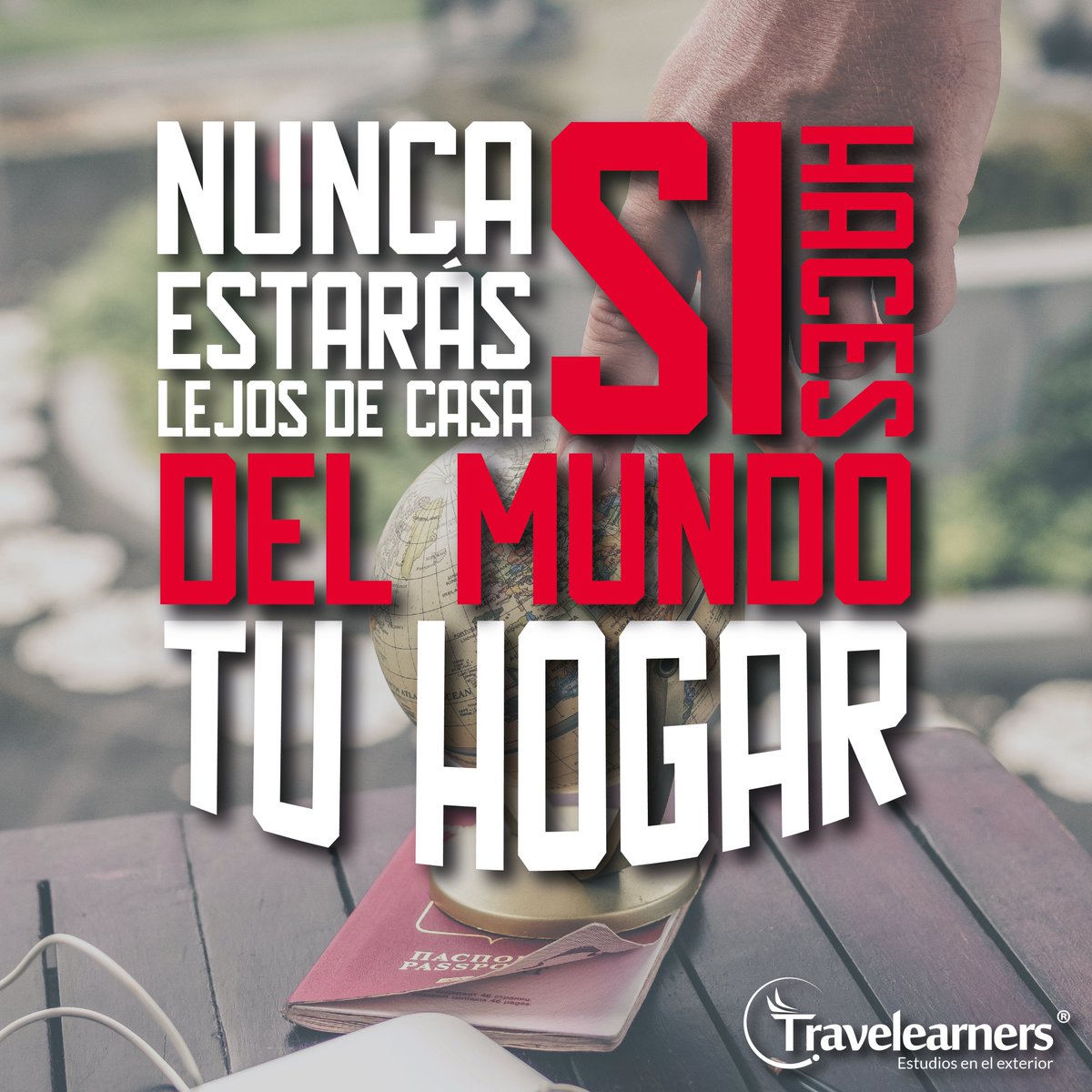 Por que el mejor Hogar es el mundo :D 
#EstudiosEnElExterior #ViajaryEstudiar #FrasesDeViajes #conocerelmundo #instatravel #travelgram #viajar #viajes #viajeros #nuevoslugares #amoviajar #quieroviajar #aeropuertos #lamaleta #empacar #mevoyaconocerelmundo #pasaporte #travelmeme