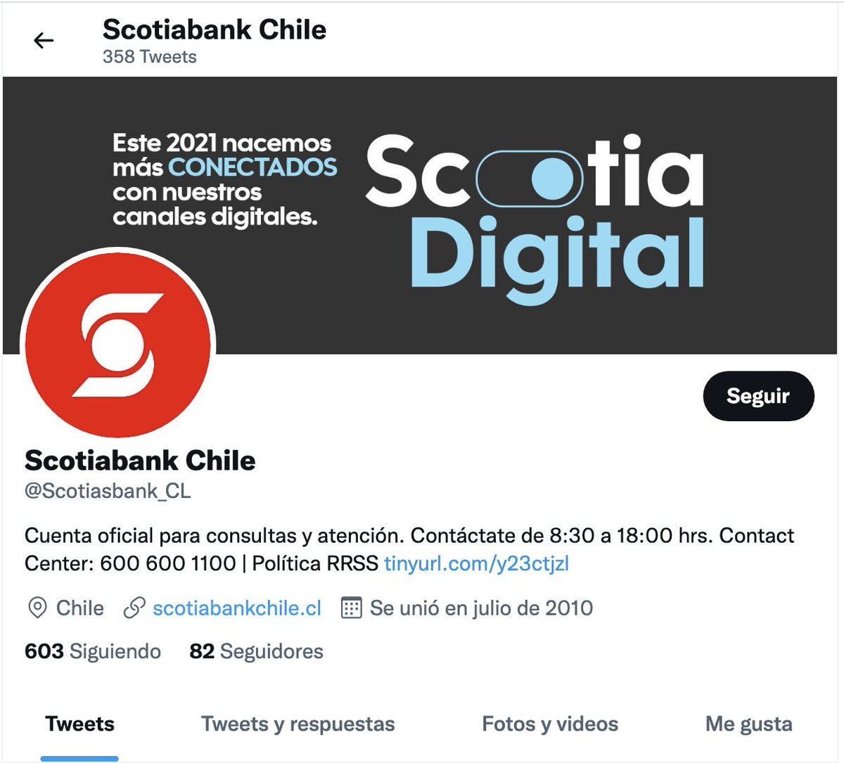 🚨¡Alerta!🚨 Cuenta falsa <a href="/Scotiasbank_CL/">Scotiabank ChiIe</a> ❌ Hacemos un llamado a nuestros usuarios a denunciar esta cuenta. Recuerda comunicarte solo por nuestras vías oficiales y verificar siempre que el nombre del usuario este bien escrito.
#cuentafalsa #noticiafalsa