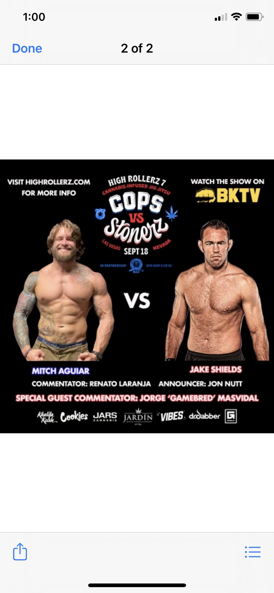 Jake Shields I Just Stepped In For A Last Minute Replacement For The Captain Of The Stoners Against Mitch Aguiar People Will Be Confused During This Match Because He Looks