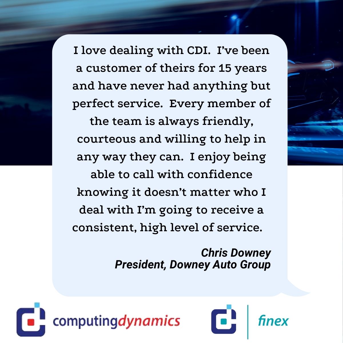 CDIsoftware's tweet image. "I Love Dealing with CDI!" 

We are providing the best customer service for our clients.  

#loveworkingwithCDI #bestcustomerservice #automobileindustry #accountingsoftware #controllers #Computingdynamics