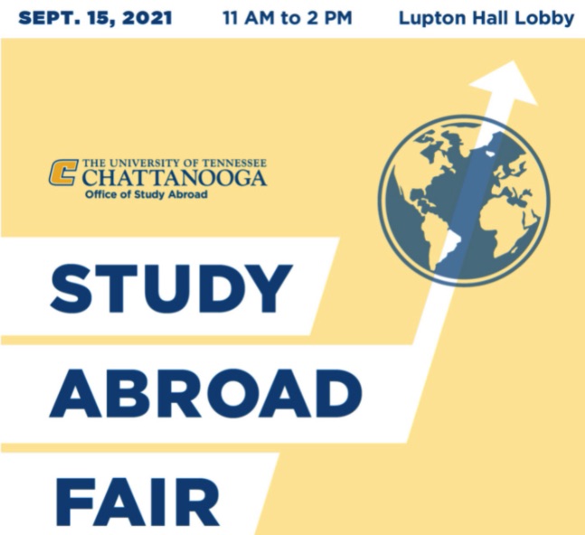 and_utc's tweet image. On Wednesday, stop by the Study Abroad fair in the lobby of Lupton between 11-1 and then come outside to Chamberlain Pavilion to MCLL&apos;s fall social from 12:30 to 1:30!